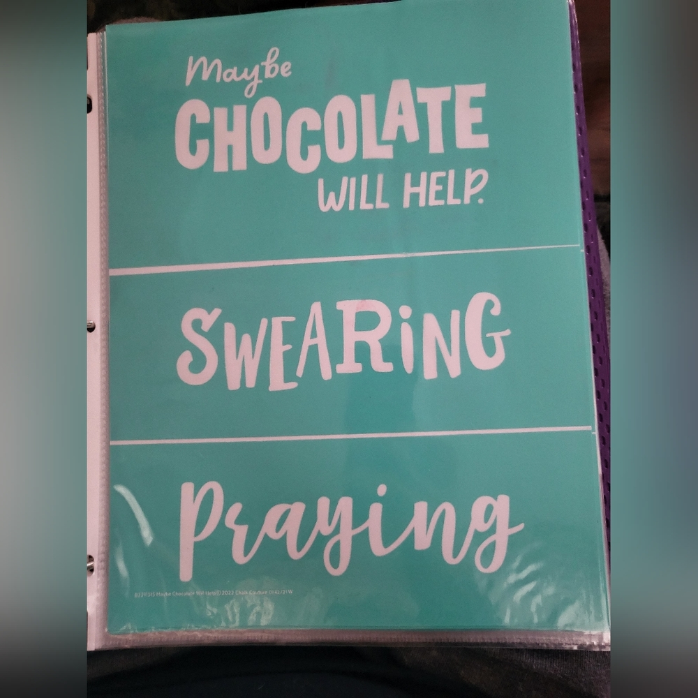 Chalk Couture Transfer Maybe Chocolate will help